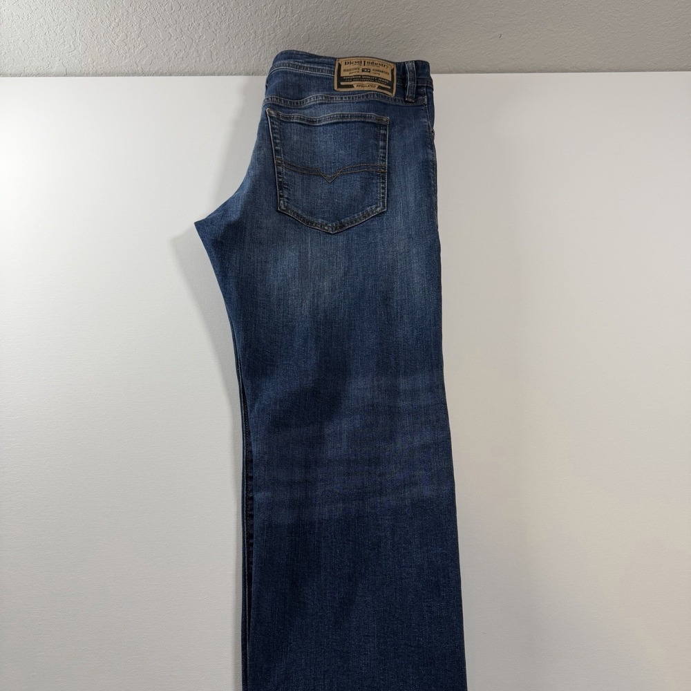 Diesel Buster Jeans Men's 38x30 Regular Slim Tapered Blue Denim A00894 RB062 - Picture 7 of 7